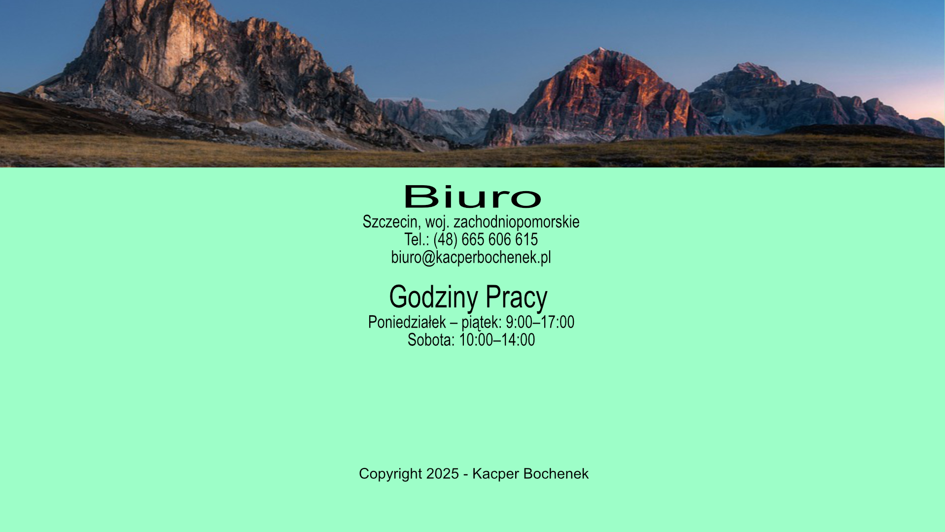 Strona Glowna serwisu